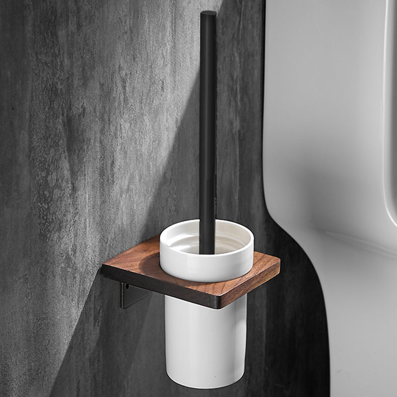 BowLift | Modern black bathroom set bathroom shelf towel bar bathroom accessories set