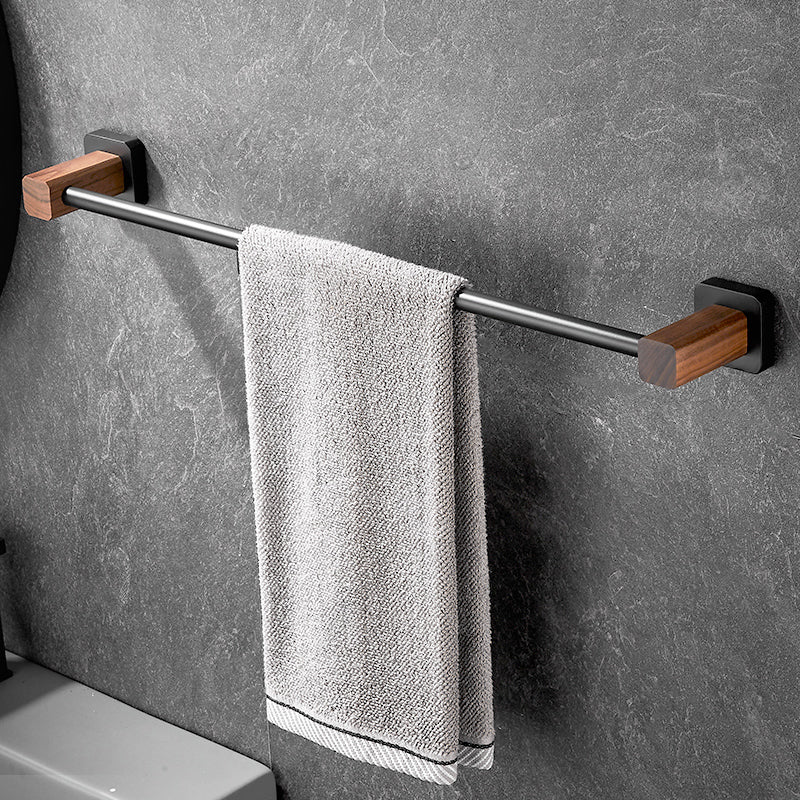BowLift | Modern black bathroom set bathroom shelf towel bar bathroom accessories set