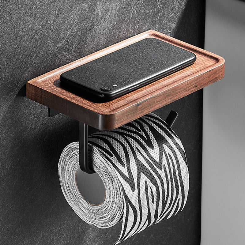 BowLift | Modern black bathroom set bathroom shelf towel bar bathroom accessories set
