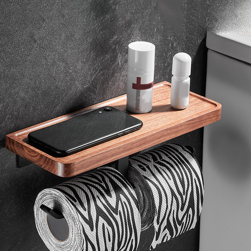 BowLift | Modern black bathroom set bathroom shelf towel bar bathroom accessories set