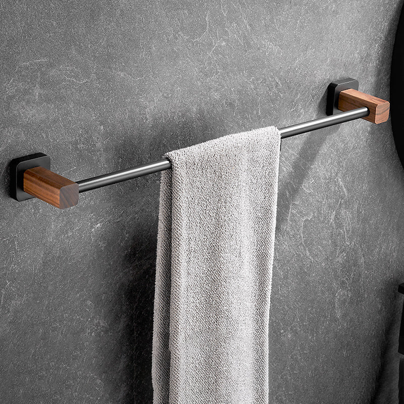 BowLift | Modern black bathroom set bathroom shelf towel bar bathroom accessories set