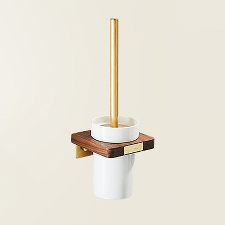 BowLift | Modern Gold Bathroom Accessory Set Bathroom Shelf Paper Holder Bathroom Accessory Set