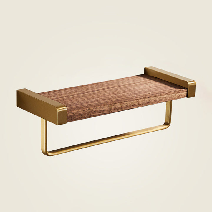 BowLift | Modern Gold Bathroom Accessory Set Bathroom Shelf Paper Holder Bathroom Accessory Set