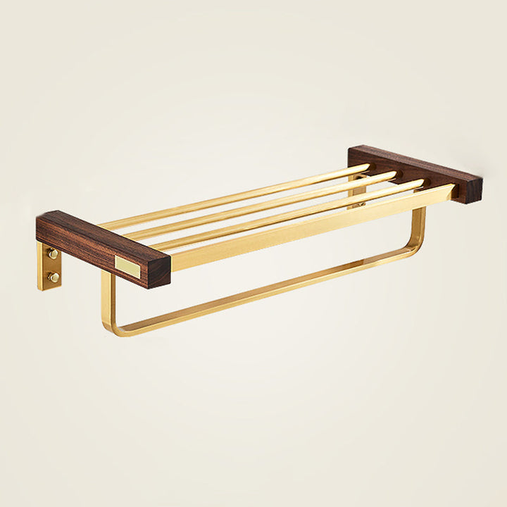 BowLift | Modern Gold Bathroom Accessory Set Bathroom Shelf Paper Holder Bathroom Accessory Set