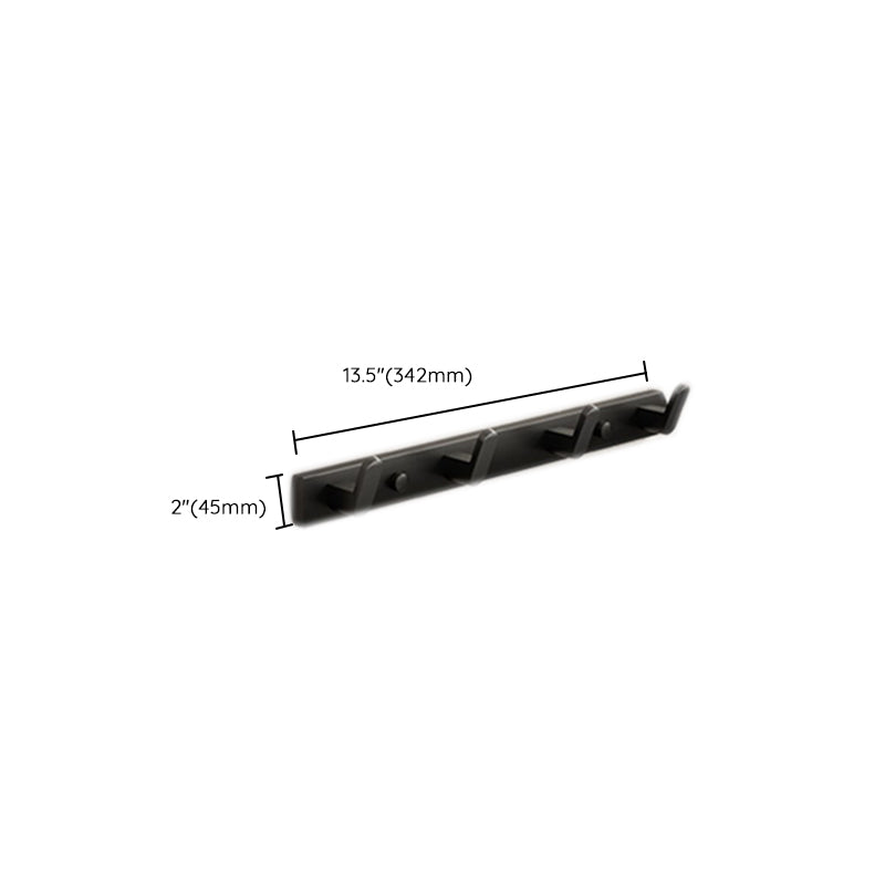 BowLift | Modern Bathroom Set Matte Black Bathroom Shelf Towel Rack Bathroom Accessories Set
