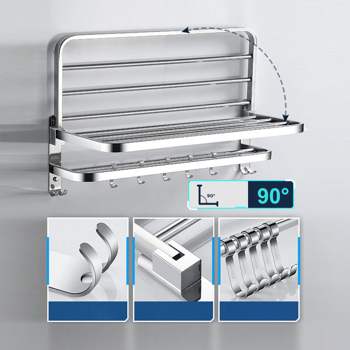 BowLift | Modern Stainless Steel Bathroom Set Paper Holder Bathroom Shelf Bathroom Accessories