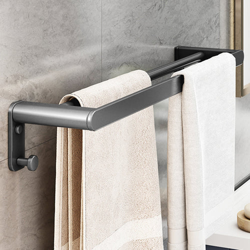 BowLift | Matte Gray Bathroom Hardware Set Modern Bathroom Accessories Set