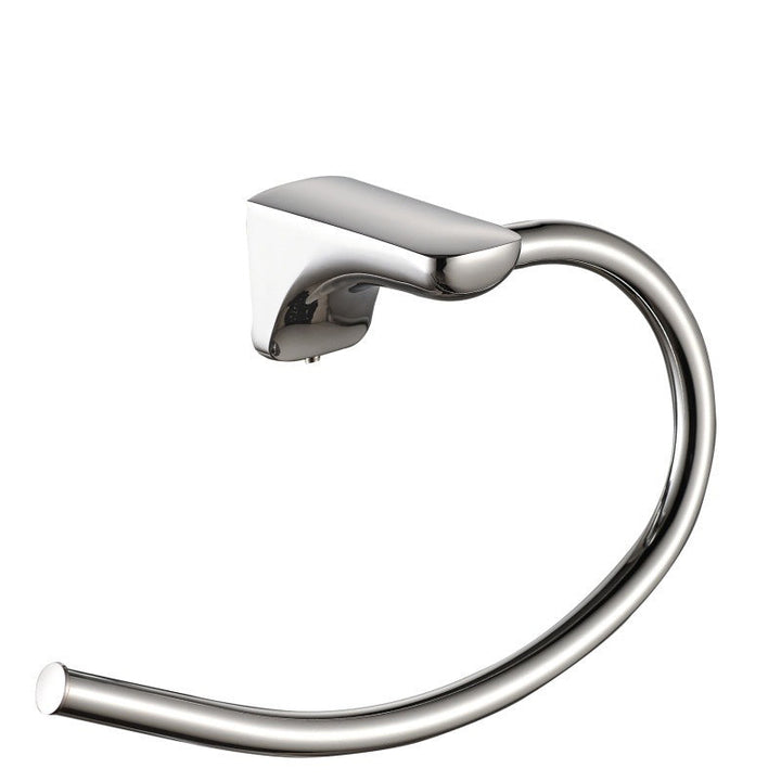 BowLift | Modern Bathroom Hardware Paper Holder Bathroom Shelf Silver Bathroom Accessory Set