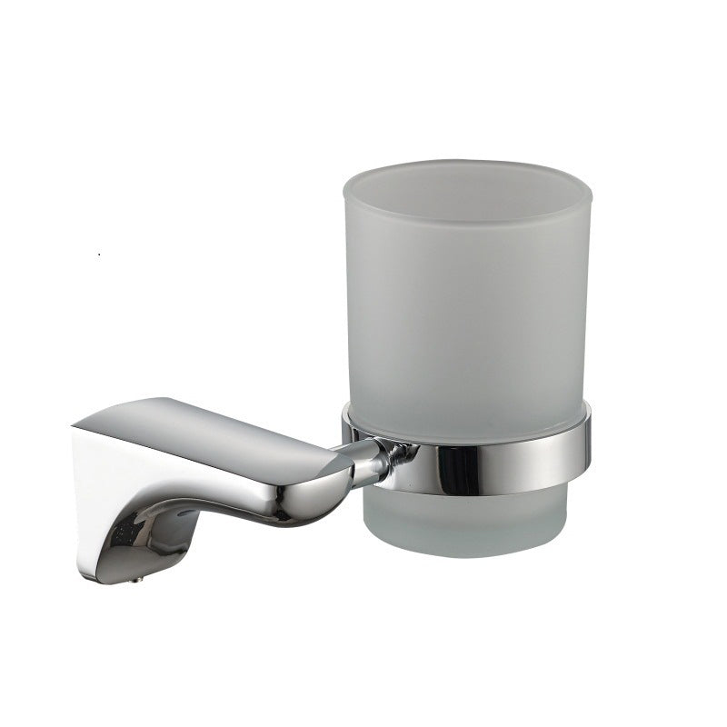 BowLift | Modern Bathroom Hardware Paper Holder Bathroom Shelf Silver Bathroom Accessory Set