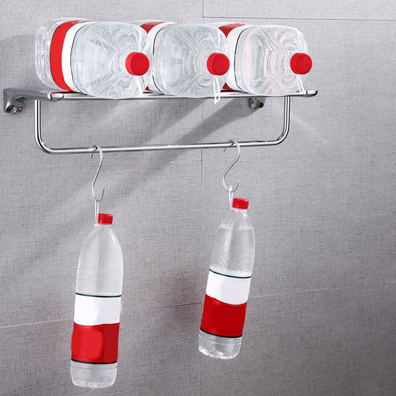 BowLift | Modern Bathroom Hardware Paper Holder Bathroom Shelf Silver Bathroom Accessory Set