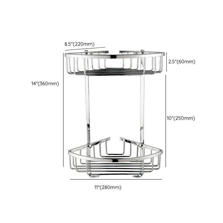 BowLift | Modern Bathroom Hardware Paper Holder Bathroom Shelf Silver Bathroom Accessory Set