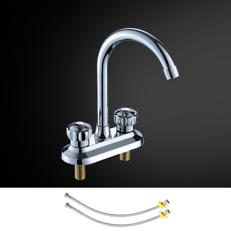 BowLift | High arch conversion faucet two-handle brass sink faucet for the bathroom
