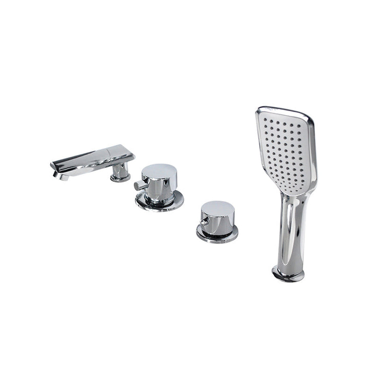 BowLift | Wall-mounted Copper Roman Bathtub Faucet Low Arc Roman Bathtub Filler Trim