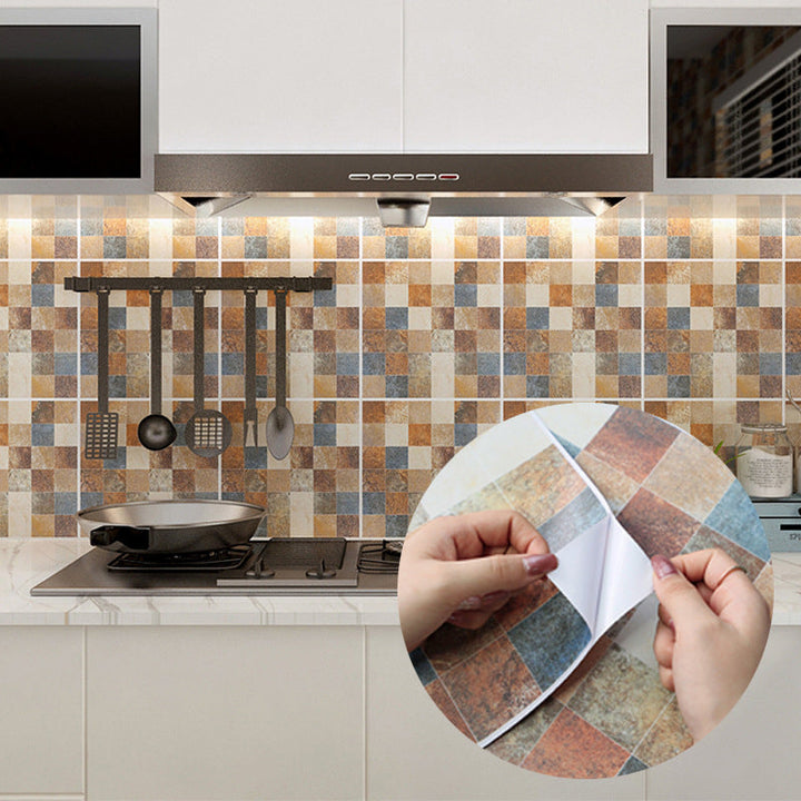 BowLift | Peel & Stick Tiles Square Stain Resistant Plastic Peel and Stick Tiles for Kitchen 20 Pack