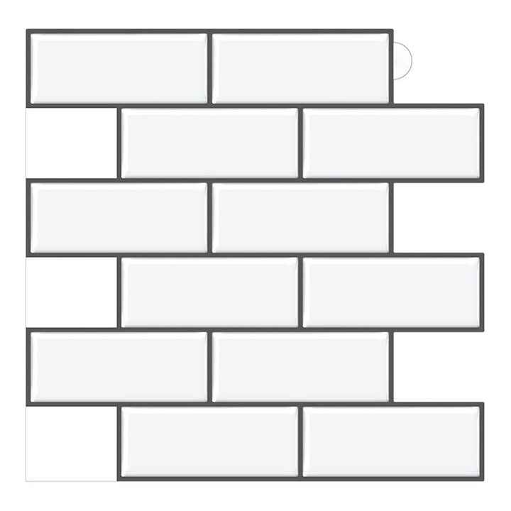 BowLift | Peel & Stick Subway Tile PVC Stain Resistant Rectangular Peel and Stick Tile for the Kitchen