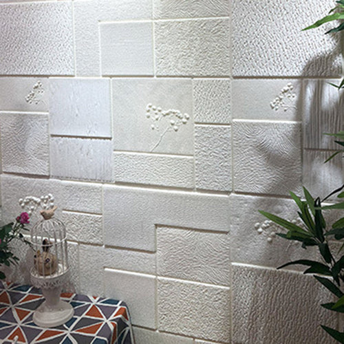 BowLift | Industrial Wall Plank 3D Brick Bathroom Living Room Wall Panel Set of 1