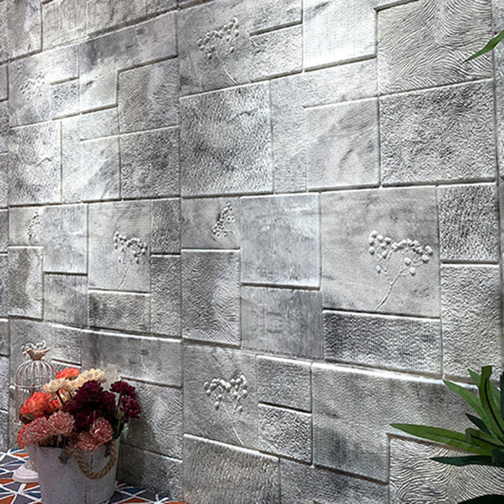 BowLift | Industrial Wall Plank 3D Brick Bathroom Living Room Wall Panel Set of 1