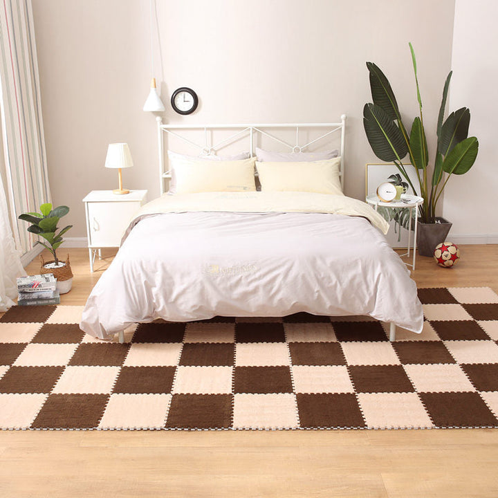 BowLift | Color-fade-resistant carpet tile Solid color interlocking carpet tile