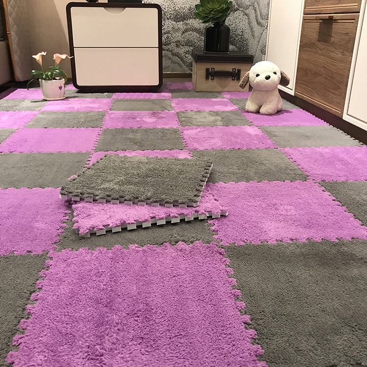 BowLift | Color-fade-resistant carpet tile Solid color interlocking carpet tile
