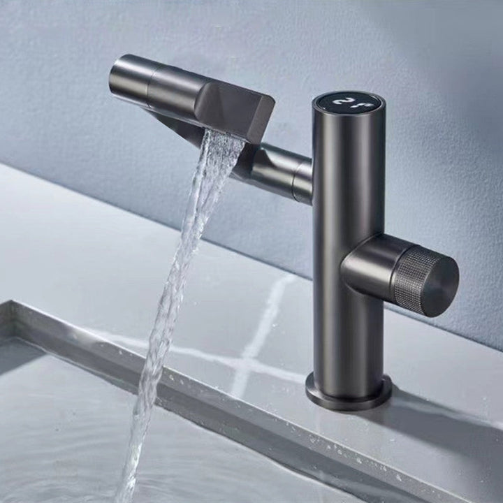 BowLift | Modern Vessel Sink Faucet Copper 1-Handle Low Arc Vessel Faucet for the Bathroom