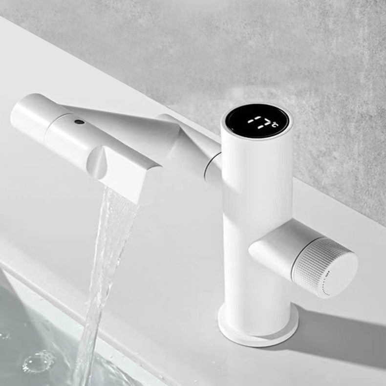 BowLift | Modern Vessel Sink Faucet Copper 1-Handle Low Arc Vessel Faucet for the Bathroom