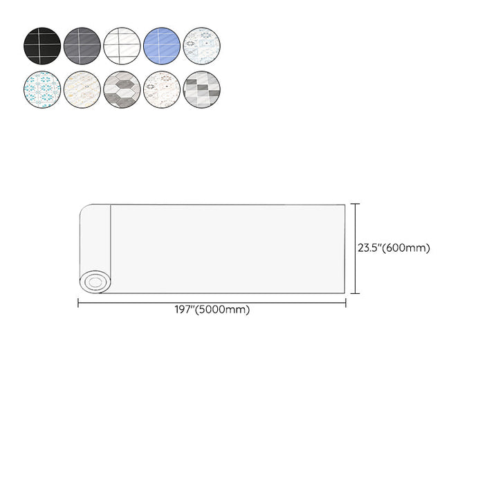 BowLift | Modern Vinyl Flooring Self-Adhesive Geometrically Printed Vinyl Plank Flooring