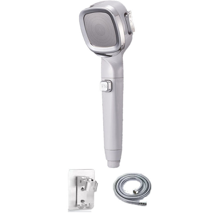 BowLift | 4-Stage Pressure Shower Head One-Button Water Stop Handheld Shower Head
