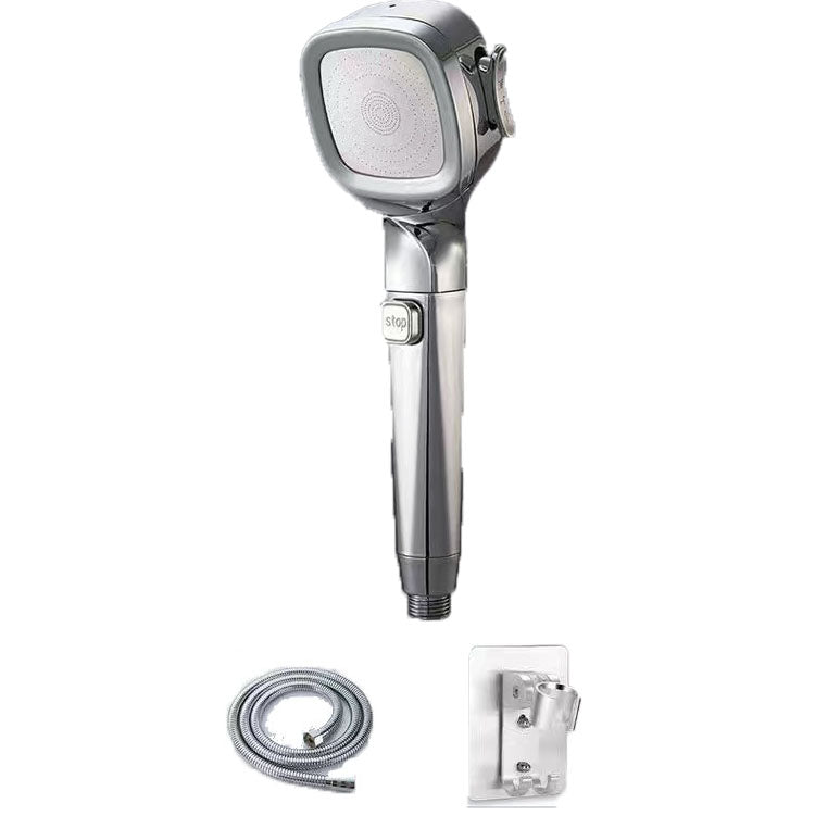 BowLift | 4-Stage Pressure Shower Head One-Button Water Stop Handheld Shower Head