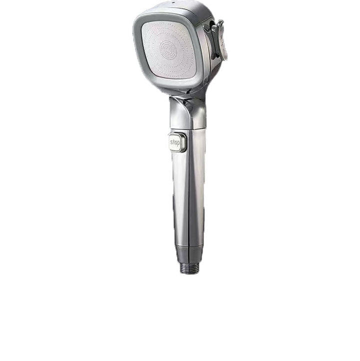 BowLift | 4-Stage Pressure Shower Head One-Button Water Stop Handheld Shower Head