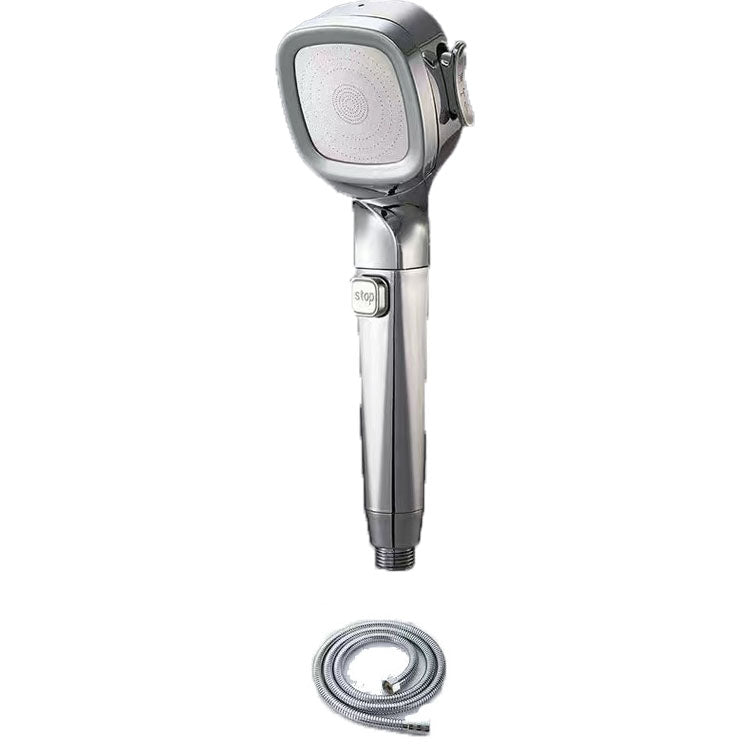 BowLift | 4-Stage Pressure Shower Head One-Button Water Stop Handheld Shower Head