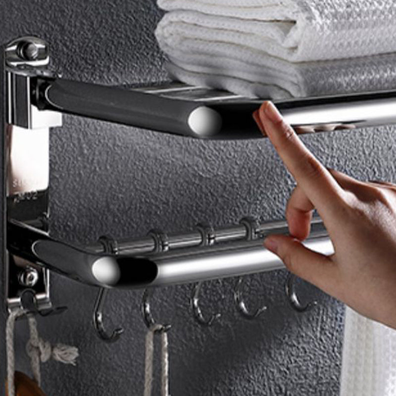 BowLift | Modern Stainless Steel Bathroom Shelf Paper Holder Bathroom Accessory Set