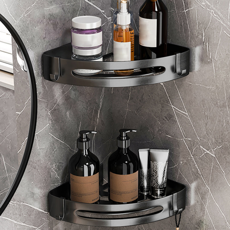 BowLift | Modern gray bathroom accessory set bathroom shelf bath hardware set
