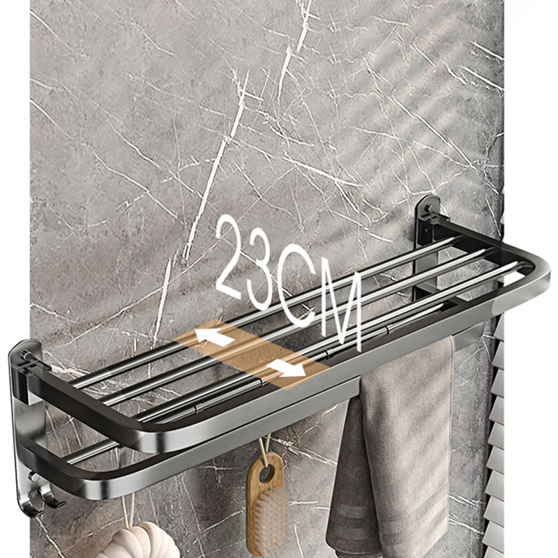 BowLift | Modern gray bathroom accessory set bathroom shelf bath hardware set