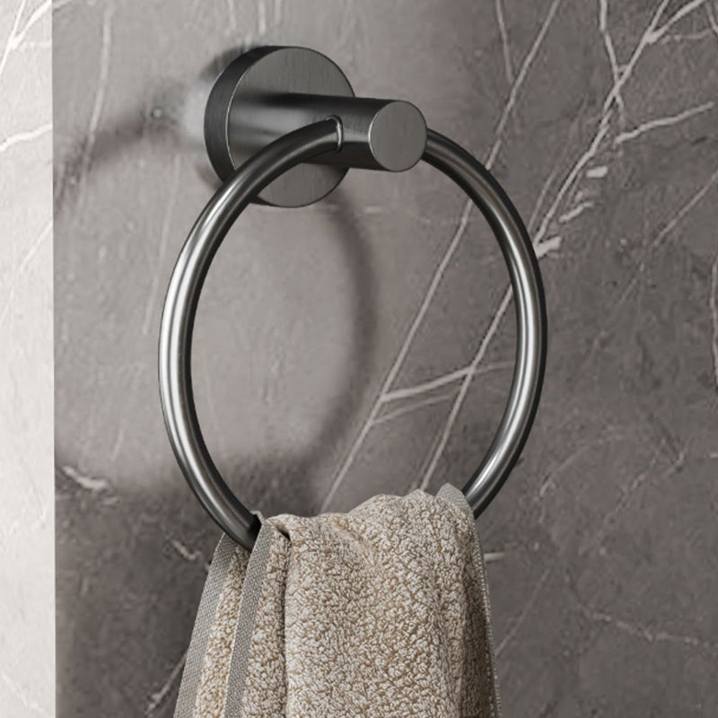 BowLift | Modern gray bathroom accessory set bathroom shelf bath hardware set