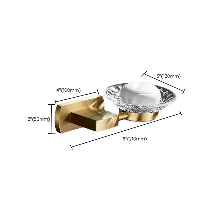 BowLift | Traditional Golden Bath Accessories Set Brass Bathroom Accessories Kit