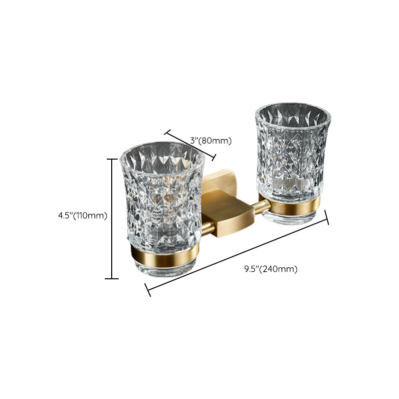 BowLift | Traditional Golden Bath Accessories Set Brass Bathroom Accessories Kit