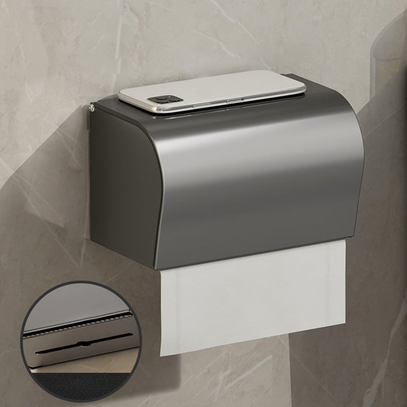 BowLift | Contemporary Bathroom Accessory Set Grey Aluminum Bathroom Accessory Kit