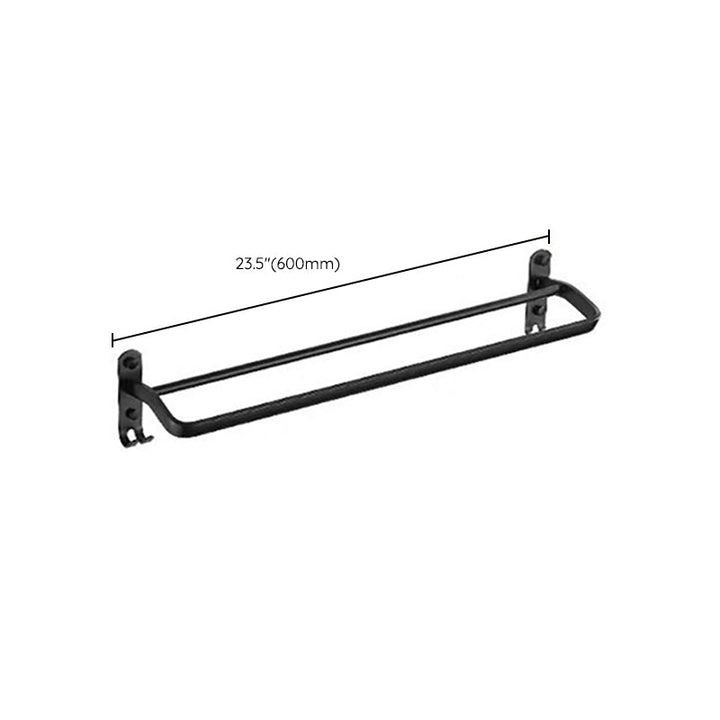 BowLift | Modern Bathroom Accessories Set Towel Holder Black Soap Dish Bath Accessories Set