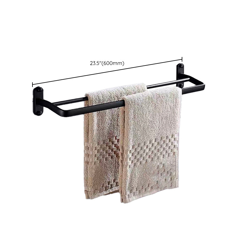 BowLift | Modern Bathroom Accessories Set Towel Holder Black Soap Dish Bath Accessories Set