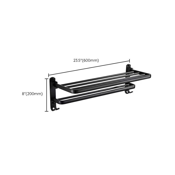 BowLift | Modern Bathroom Accessories Set Towel Holder Black Soap Dish Bath Accessories Set