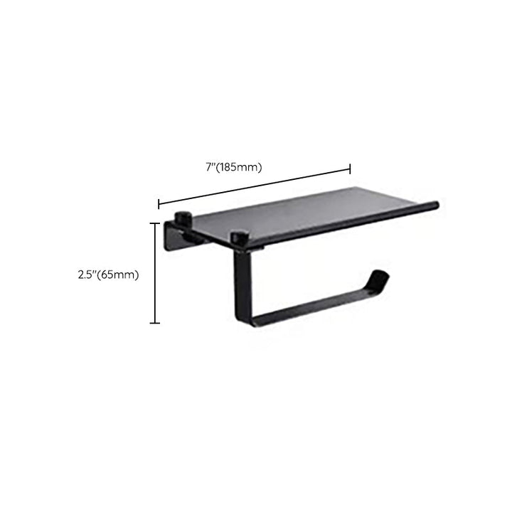 BowLift | Modern Bathroom Accessories Set Towel Holder Black Soap Dish Bath Accessories Set