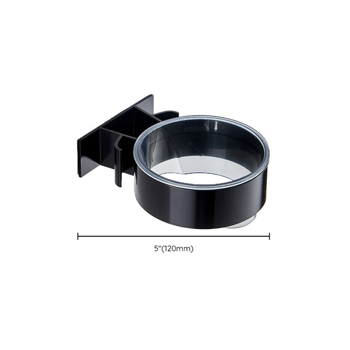 BowLift | Modern Bathroom Accessories Set Towel Holder Black Soap Dish Bath Accessories Set