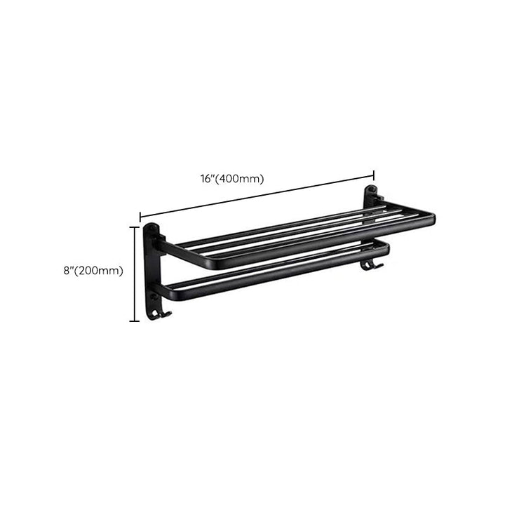 BowLift | Modern Bathroom Accessories Set Towel Holder Black Soap Dish Bath Accessories Set