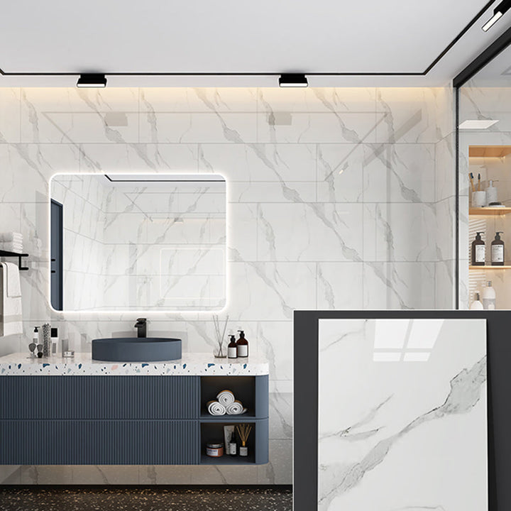 BowLift | Modern Peel and Stick Backsplash Tiles Rectangular Home Depot Peel and Stick Tiles