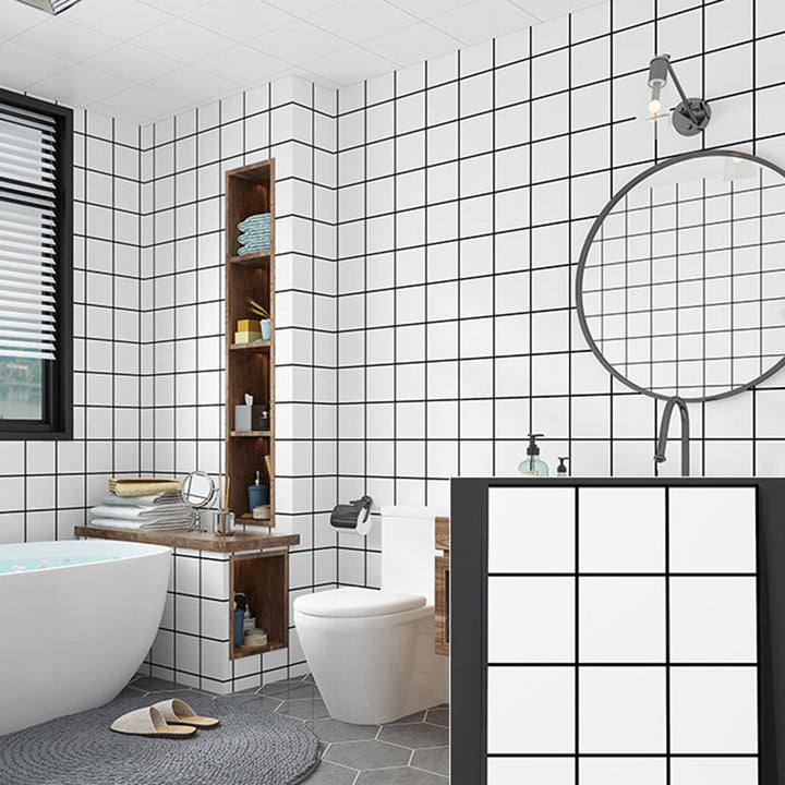 BowLift | Modern Peel and Stick Backsplash Tiles Rectangular Home Depot Peel and Stick Tiles