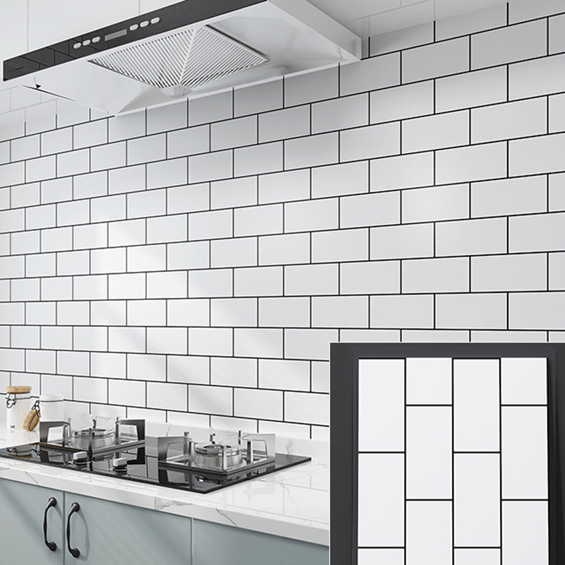 BowLift | Modern Peel and Stick Backsplash Tiles Rectangular Home Depot Peel and Stick Tiles