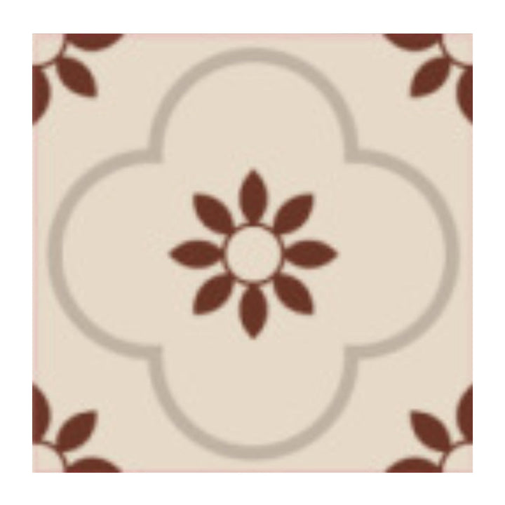 BowLift | Peel and Stick PVC Flooring Matte Vinyl Flooring with Floral Pattern