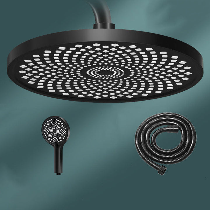 BowLift | Round Fixed Shower Head High Flow Aerated Wall Mount Shower Head