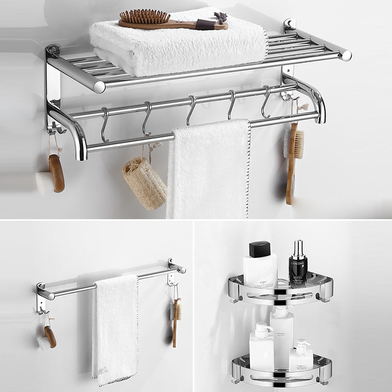 BowLift | Modern Bathroom Accessory Set Stainless Steel Bathroom Shelf Bathroom Set