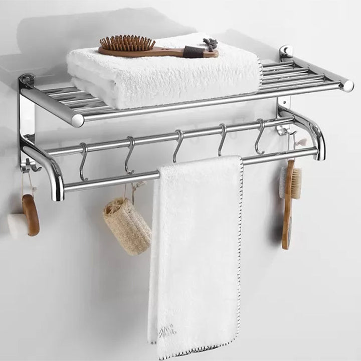 BowLift | Modern Bathroom Accessory Set Stainless Steel Bathroom Shelf Bathroom Set